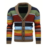 Montclair | Men’s Colorblock Lapel Knit Jacket