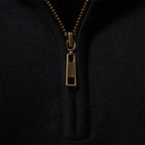 Kingsley | Men’s Half-Zip Stripe Knit Sweater