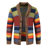 Montclair | Men’s Colorblock Lapel Knit Jacket