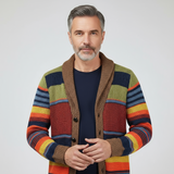 Montclair | Men’s Colorblock Lapel Knit Jacket